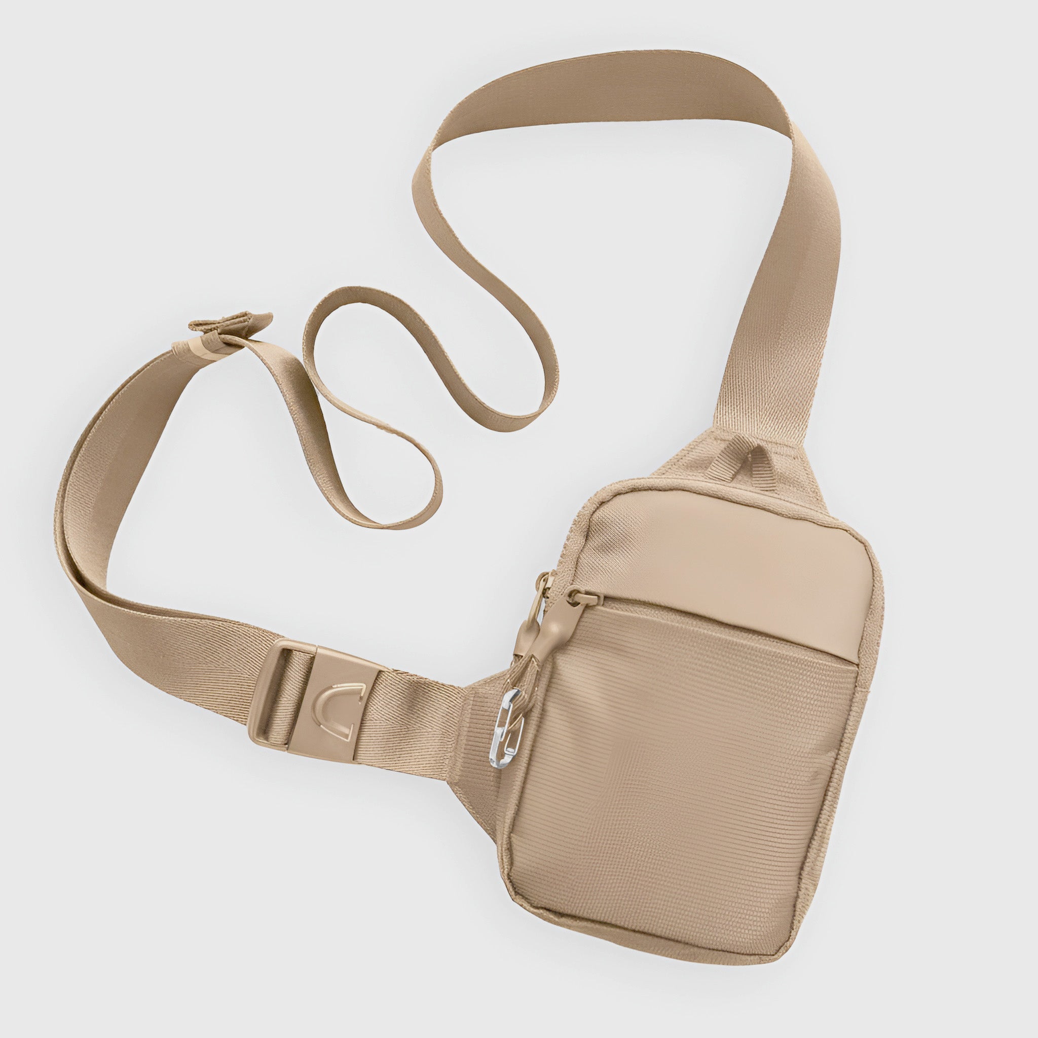 NATURAL BEIGE TRAVEL SLING BAG
