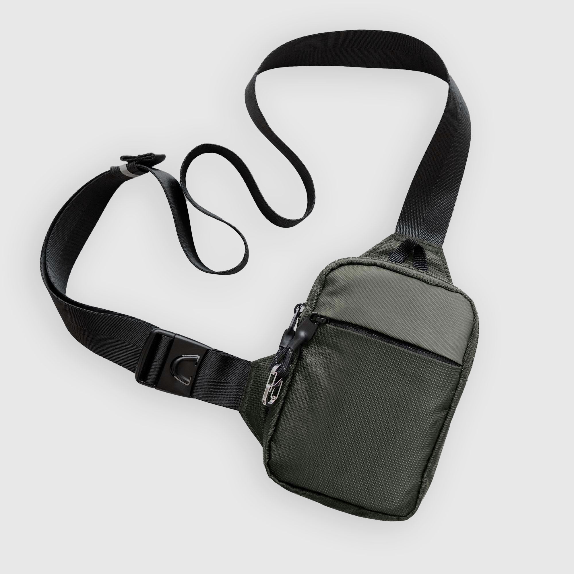 OLIVE GREEN TRAVEL SLING BAG
